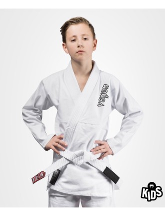 Top Choice Venum Contender Kids BJJ Gi (Free white belt included) - White Available for Immediate Shipping