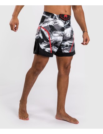 Top Choice Venum Electron 3.0 Fight Shorts - Grey/Red Just Launched