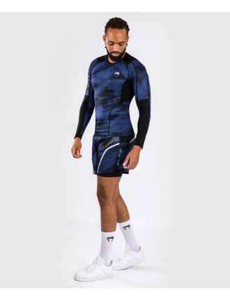 Top Choice Venum Electron 3.0 Long Sleeve Rashguard - Navy