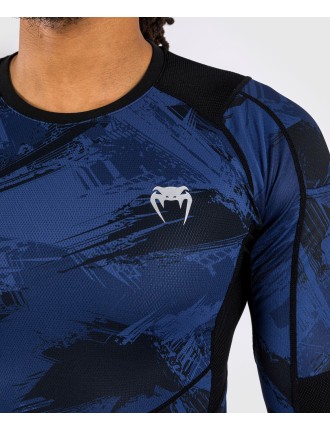 Top Choice Venum Electron 3.0 Long Sleeve Rashguard - Navy