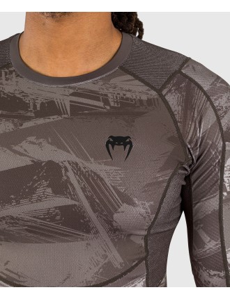 Top Choice Venum Electron 3.0 Long Sleeve Rashguard - Sand Hot New Item