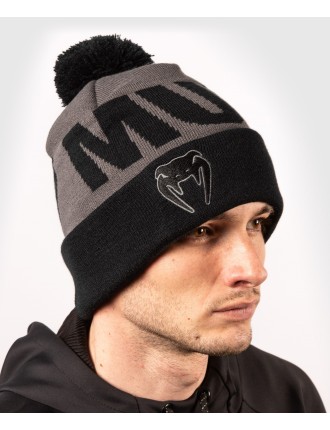 Top Choice Venum Elite Beanie with pompom - Grey/Black New Stock