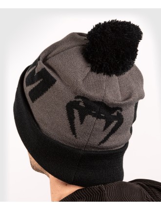 Top Choice Venum Elite Beanie with pompom - Grey/Black New Stock