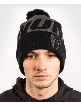 Top Choice Venum Elite Beanie with pompom - Grey/Black New Stock