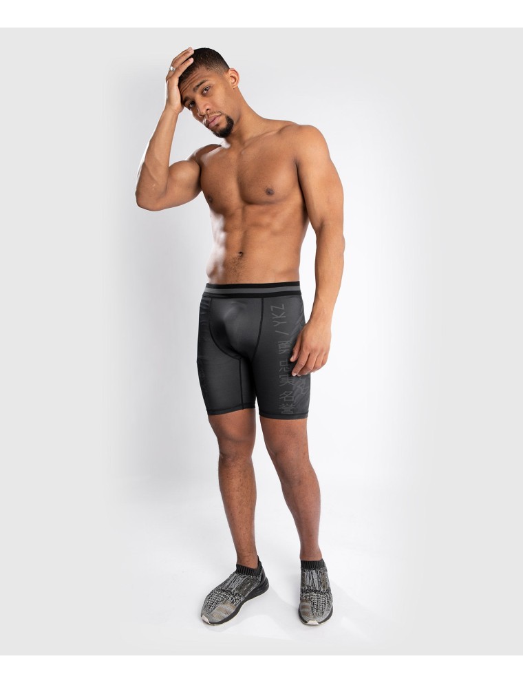 Top Choice Venum YKZ21 Vale Tudo Shorts ﾨC Black/Black New Release