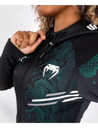 Top Choice UFC Adrenaline by Venum Personalized Authentic Fight Night Women Walkout Hoodie - Emerald Edition - Green/Black Hot N