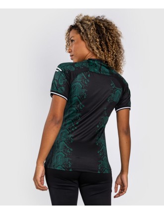 Top Choice UFC Adrenaline by Venum Authentic Fight Night Women Walkout Jersey - Emerald Edition - Green/Black In Stock