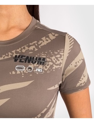 Top Choice UFC Adrenaline by Venum Fight Week Women Dry-Tech T-shirt - Desert Camo New Stock