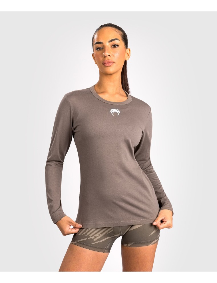 Top Choice UFC Adrenaline by Venum Fight Week Women Long Sleeve Cotton T-Shirt- Bronze In Stock