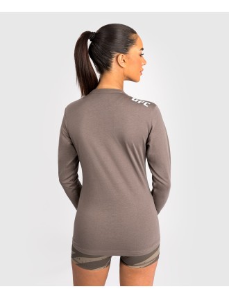 Top Choice UFC Adrenaline by Venum Fight Week Women Long Sleeve Cotton T-Shirt- Bronze In Stock