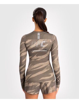 Top Choice UFC Adrenaline by Venum Fight Week Women Performance Long Sleeve Rashguard - Desert Camo Latest Edition