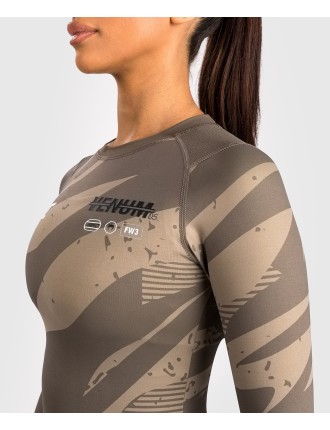 Top Choice UFC Adrenaline by Venum Fight Week Women Performance Long Sleeve Rashguard - Desert Camo Latest Edition