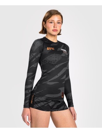 Top Choice UFC Adrenaline by Venum Fight Week Women Performance Long Sleeve Rashguard - Urban Camo On Hand Now