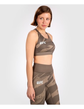 Top Choice UFC Adrenaline by Venum Fight Week Women Sports Bra - Desert Camo New Release