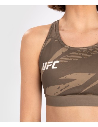 Top Choice UFC Adrenaline by Venum Fight Week Women Sports Bra - Desert Camo New Release