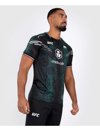 Top Choice UFC Adrenaline by Venum Personalized Authentic Fight Night Men Jersey - Emerald Edition - Green/Black Hot New Item