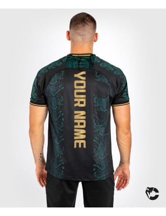 Top Choice UFC Adrenaline by Venum Personalized Authentic Fight Night Men Jersey  - Emerald Edition -  Green/Black/Gold New Coll