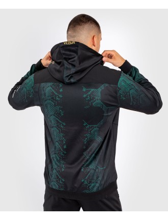 Top Choice UFC Adrenaline by Venum Personalized Authentic Fight Night Men Walkout Hoodie - Emerald Edition - Green/Black/Gold Ju