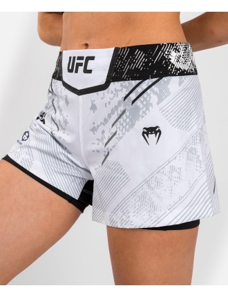 Top Choice UFC Adrenaline by Venum Authentic Fight Night Women Fight Short - White Fresh Release