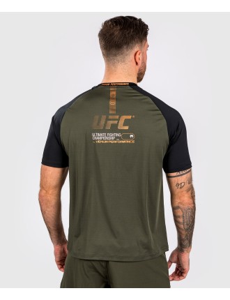 Top Choice UFC Adrenaline by Venum Fight Week Men Dry-tech T-shirt - Khaki/Bronze Hot New Item