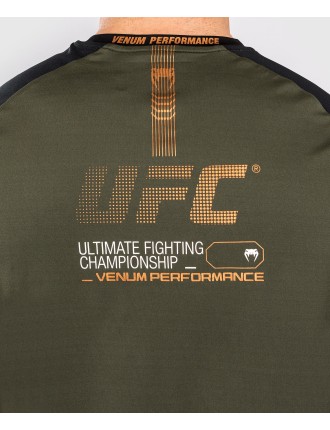 Top Choice UFC Adrenaline by Venum Fight Week Men Dry-tech T-shirt - Khaki/Bronze Hot New Item