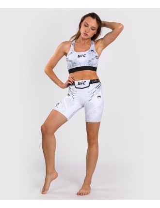 Top Choice UFC Adrenaline by Venum Authentic Fight Night Women Vale Tudo Short - Long Fit - White Fresh Release