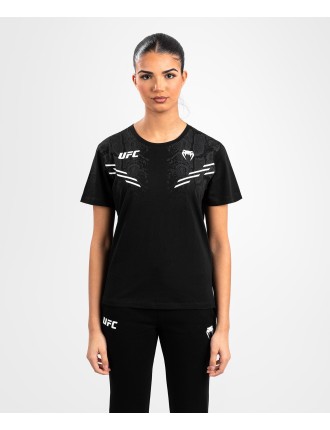 Top Choice UFC Adrenaline by Venum Replica Women Short-sleeve T-shirt - Black Hot New Item