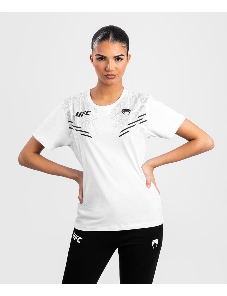 Top Choice UFC Adrenaline by Venum Replica Women Short-sleeve T-shirt - White New Stock