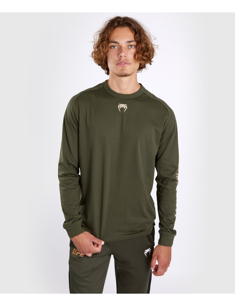 Top Choice UFC Adrenaline by Venum Fight Week Men Long-sleeve T-shirt - Khaki In Stock