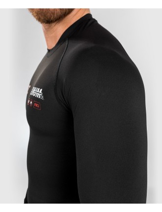 Top Choice UFC Adrenaline by Venum Fight Week Men Performance Long-sleeve Rashguard - Black On Hand Now