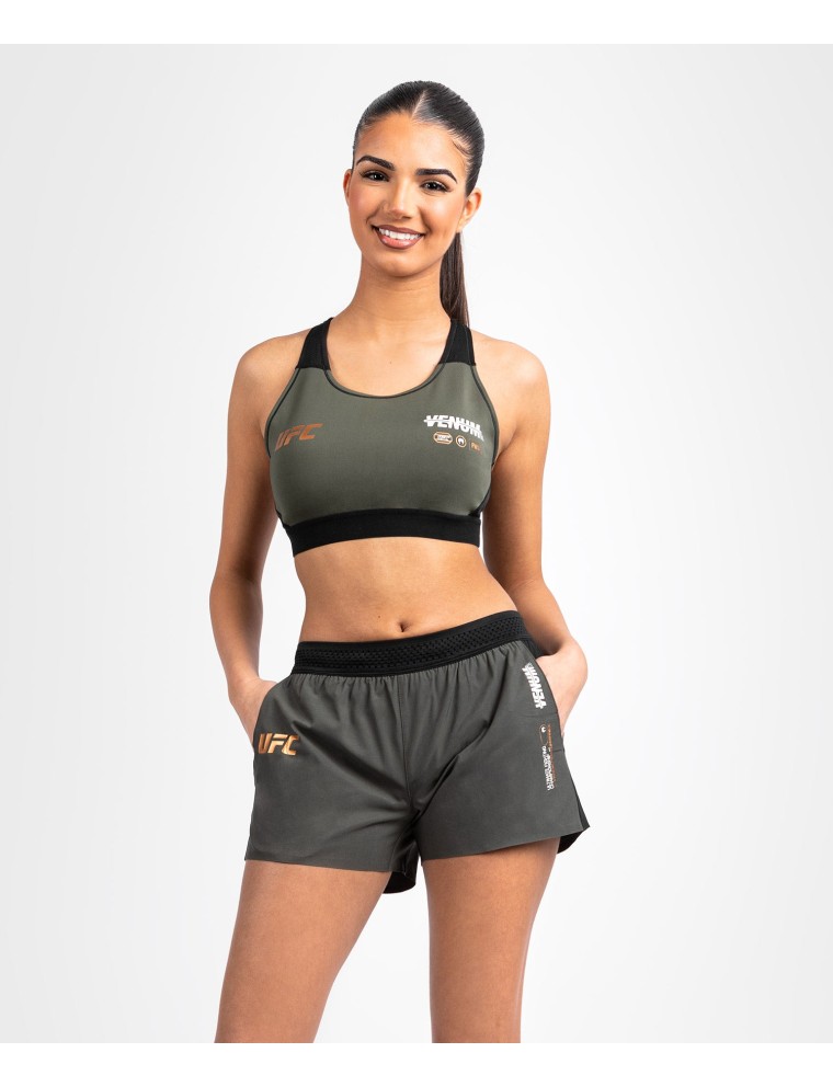 Top Choice UFC Adrenaline by Venum Fight Week Women Performance Short - Khaki Available for Immediate Shipping