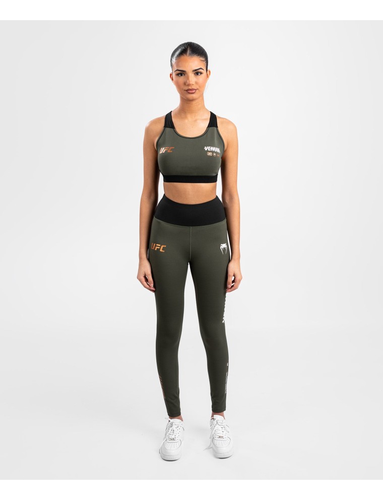 Top Choice UFC Adrenaline by Venum Fight Week  Women Performance Tight - Khaki/Bronze Ready for Shipment