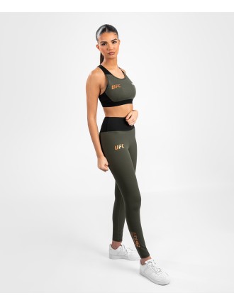 Top Choice UFC Adrenaline by Venum Fight Week  Women Performance Tight - Khaki/Bronze Ready for Shipment