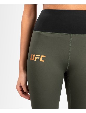 Top Choice UFC Adrenaline by Venum Fight Week  Women Performance Tight - Khaki/Bronze Ready for Shipment