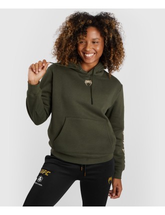 Top Choice UFC Adrenaline by Venum Fight Week  Women Pullover Hoodie - Khaki On Hand Now