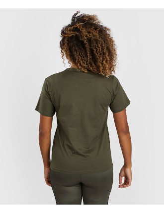 Top Choice UFC Adrenaline by Venum Fight Week Women Short-sleeve Cotton T-shirt  - Khaki Limited Stock