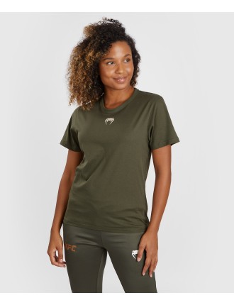 Top Choice UFC Adrenaline by Venum Fight Week Women Short-sleeve Cotton T-shirt  - Khaki Limited Stock