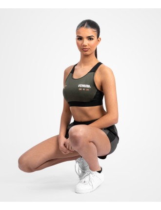 Top Choice UFC Adrenaline by Venum Fight Week Women Sports Bra - Khaki/Bronze Just Launched