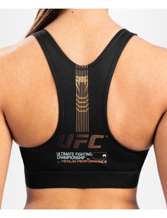 Top Choice UFC Adrenaline by Venum Fight Week Women Sports Bra - Khaki/Bronze Just Launched