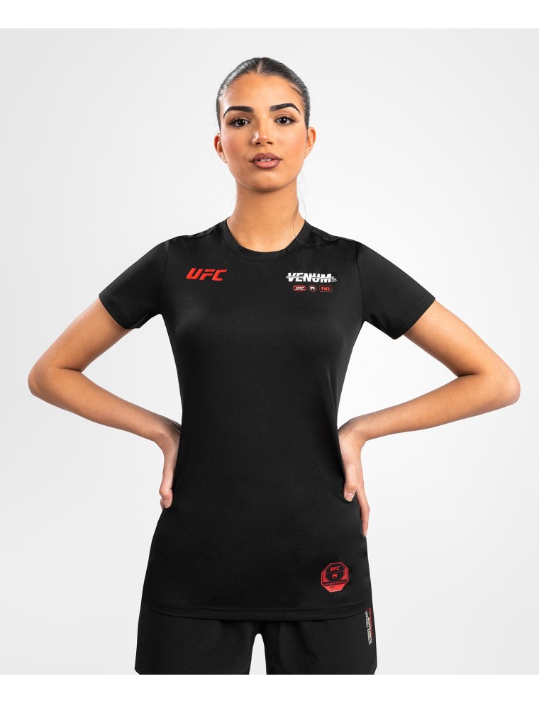 Top Choice UFC Adrenaline by Venum Fight Week  Women Dry-Tech T-shirt - Black