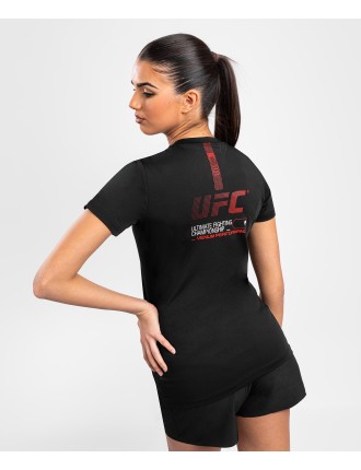 Top Choice UFC Adrenaline by Venum Fight Week  Women Dry-Tech T-shirt - Black