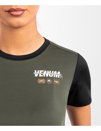 Top Choice UFC Adrenaline by Venum Fight Week  Women Dry-Tech T-shirt - Khaki/Bronze Hot New Item