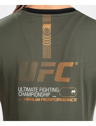 Top Choice UFC Adrenaline by Venum Fight Week  Women Dry-Tech T-shirt - Khaki/Bronze Hot New Item