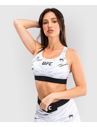 Top Choice UFC Fusion by Venum Authentic Fight Night Women Sports Bra - White On Hand Now